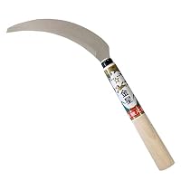 Amazon | キンボシ(Kinboshi)金星鋼付鋸鎌(表目付)尻付柄140401 | 園芸